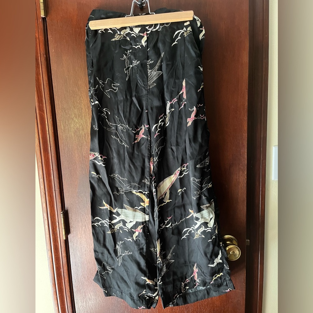 Anthropologie silk pants
